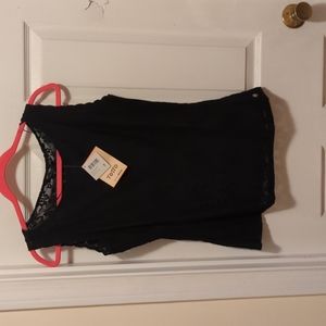 New with tags black lace camisole